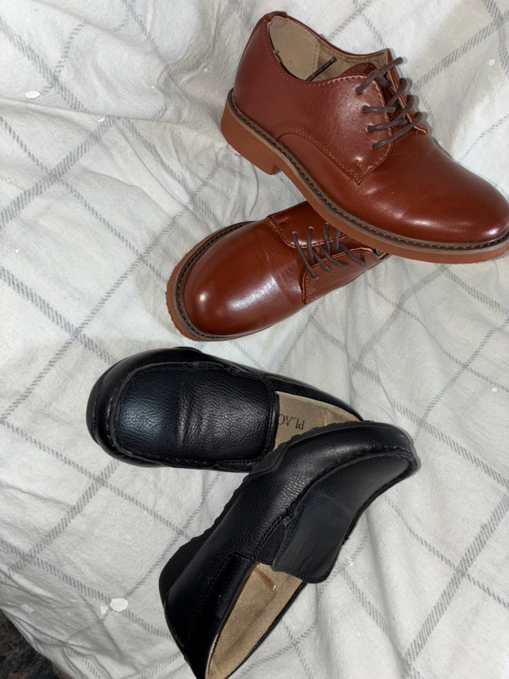 Deer Stags dress Shoes in Brown & children’s place dress shoes in black